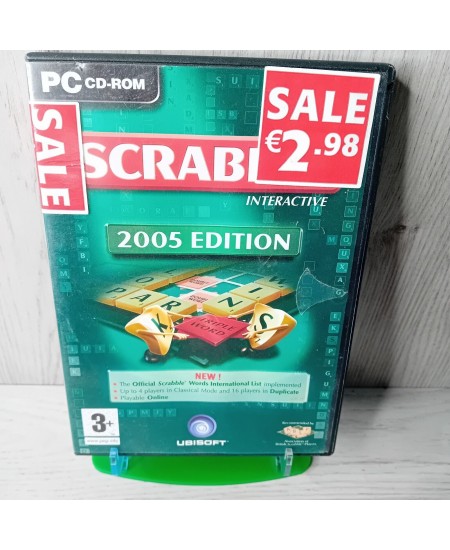 SCRABBLE INTERACTIVE 2005 EDITION PC CD ROM GAME - RARE RETRO GAMING