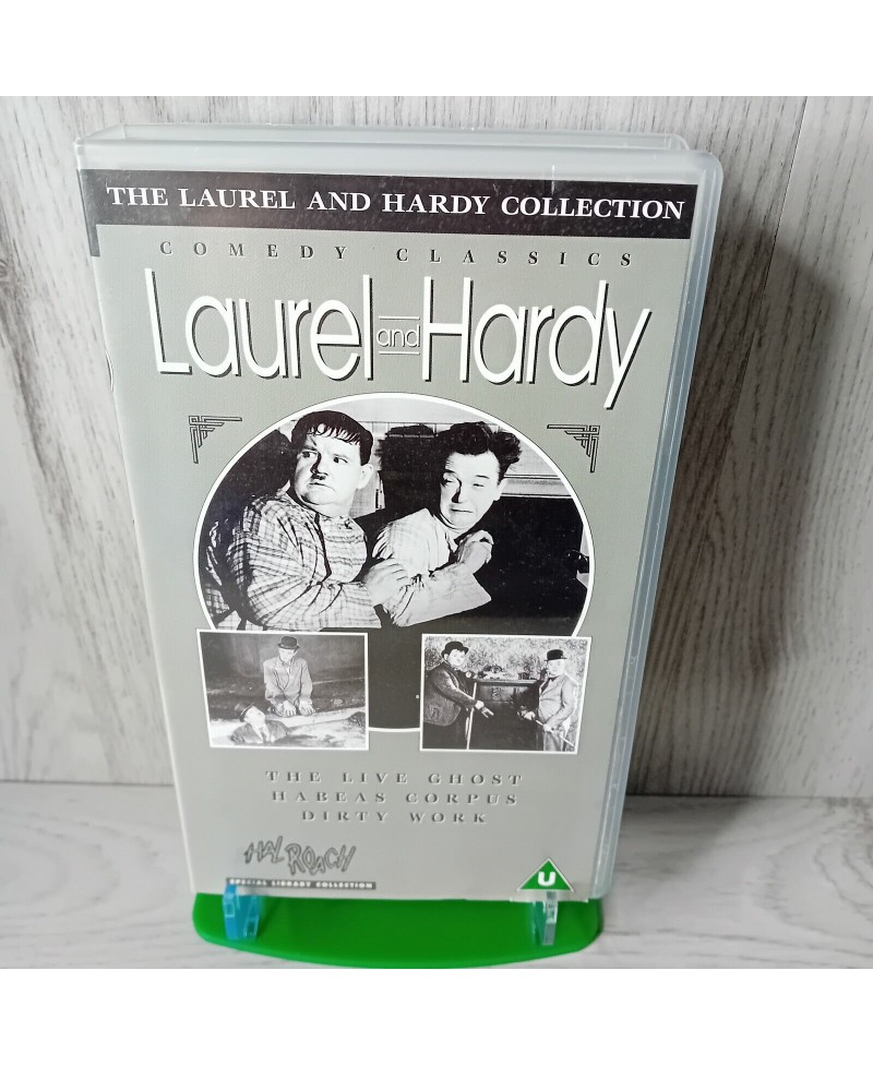 LAUREL & HARDY DIRTY WORK VHS - RARE RETRO VIDEO TAPE