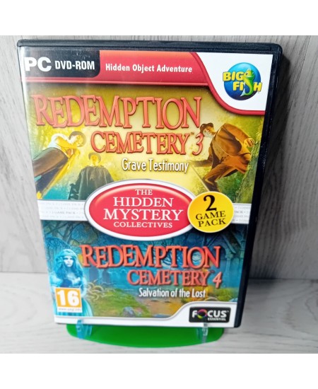 REDEMPTION CEMETERY 3 & 4, 2 GAME PACK PC DVD ROM GAME - RARE RETRO GAMING