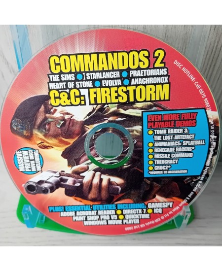 COMMANDOS 2 DEMO DISC PC CD ROM GAME - RARE RETRO GAMING