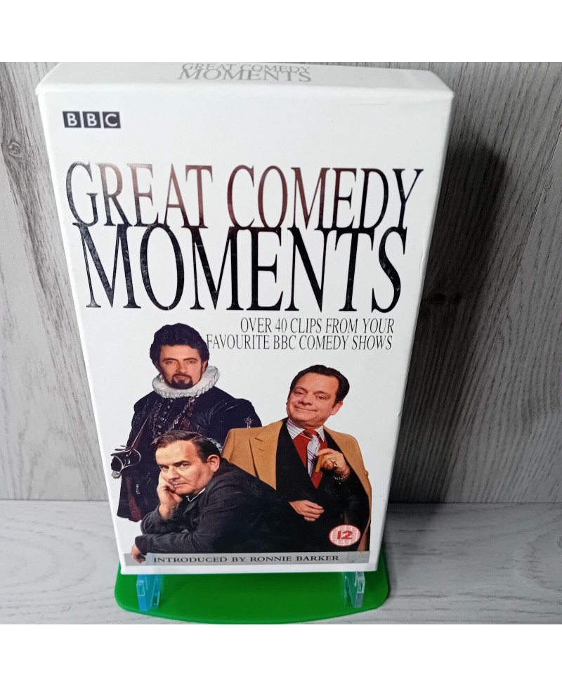 GREAT COMEDY MOMENTS BBC VHS - RARE RETRO VIDEO TAPE