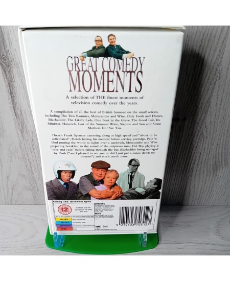 GREAT COMEDY MOMENTS BBC VHS - RARE RETRO VIDEO TAPE