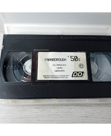 CLASSIC FARNBOROUGH 50,S VHS - RARE RETRO VIDEO TAPE