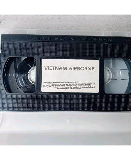 VIETNAM AIRBORNE VHS - RARE RETRO VIDEO TAPE