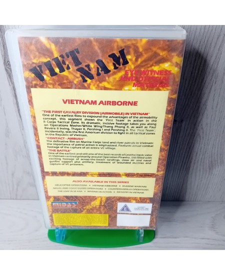 VIETNAM AIRBORNE VHS - RARE RETRO VIDEO TAPE