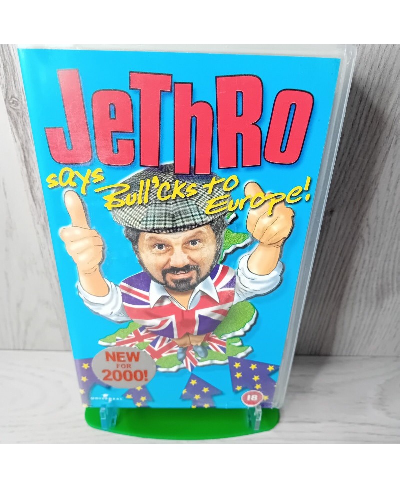 JETHRO SAYS BULLCKS TO EUROPE VHS - RARE RETRO VIDEO TAPE