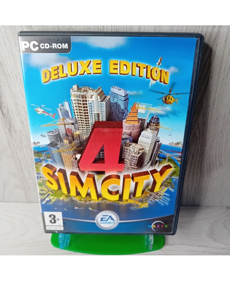 SIM CITY 4 DELUXE EDITION PC CD ROM GAME - RARE RETRO GAMING