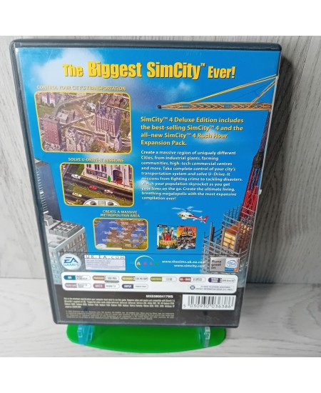 SIM CITY 4 DELUXE EDITION PC CD ROM GAME - RARE RETRO GAMING