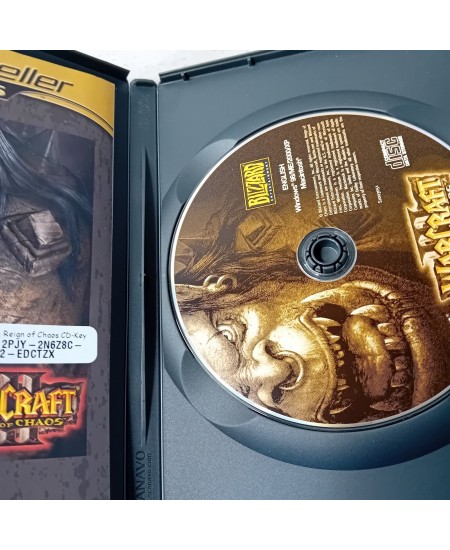 WARCRAFT REIGN OF CHAOS PC CD ROM GAME - RARE RETRO GAMING