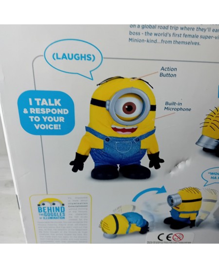 MINIONS TUMBLIN STUART TOY - RARE RETRO KIDS ITEM - NEW IN BOX - THINKWAY TOYS