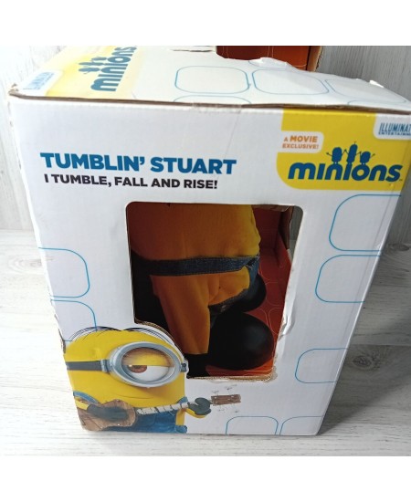 MINIONS TUMBLIN STUART TOY - RARE RETRO KIDS ITEM - NEW IN BOX - THINKWAY TOYS