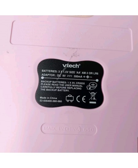 VTECH XTRA PINK NOTEBOOK EDUCATIONAL COMPUTER - RARE RETRO KIDS LEARNING