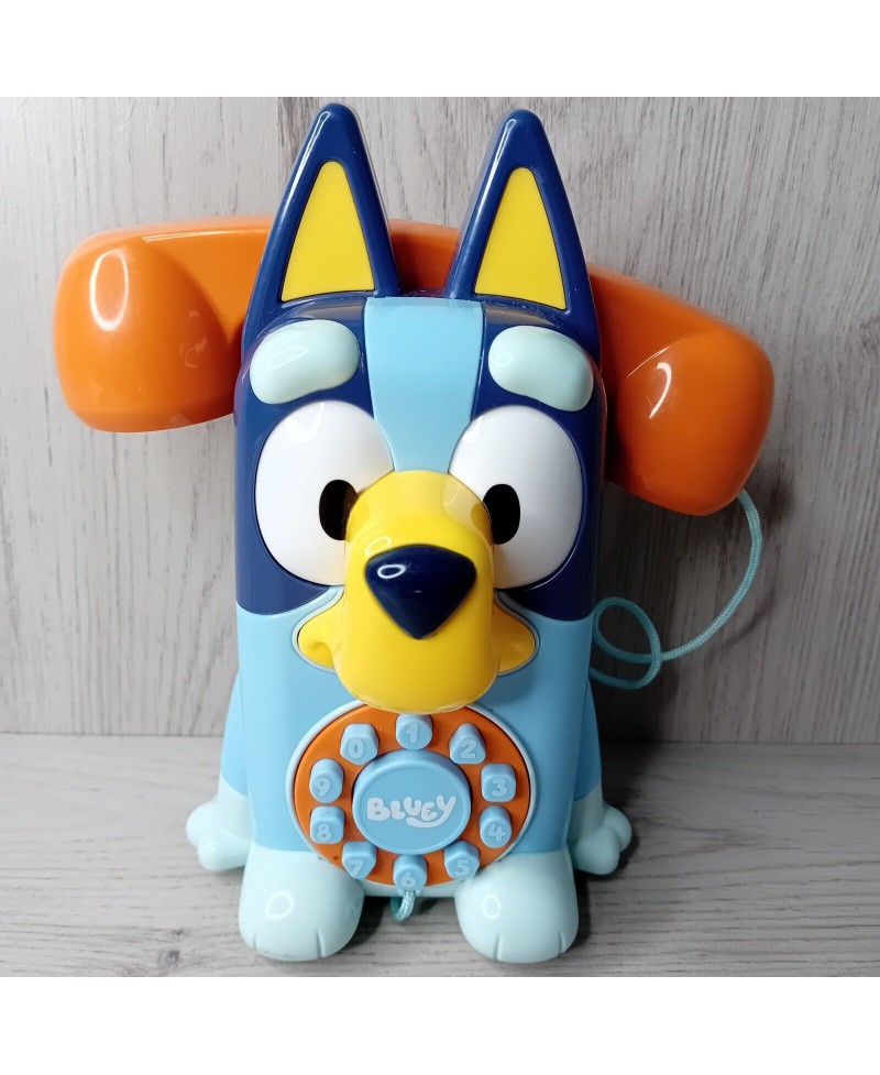 BLUEY TALKING PHONE TOY LUDO STUDIOS - RARE RETRO TOY