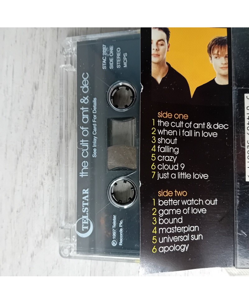 THE CULT OF ANT & DEC CASSETTE TAPE ALBUM -RARE RETRO VINTAGE MUSIC