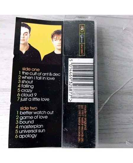 THE CULT OF ANT & DEC CASSETTE TAPE ALBUM -RARE RETRO VINTAGE MUSIC