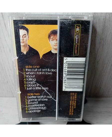 THE CULT OF ANT & DEC CASSETTE TAPE ALBUM -RARE RETRO VINTAGE MUSIC