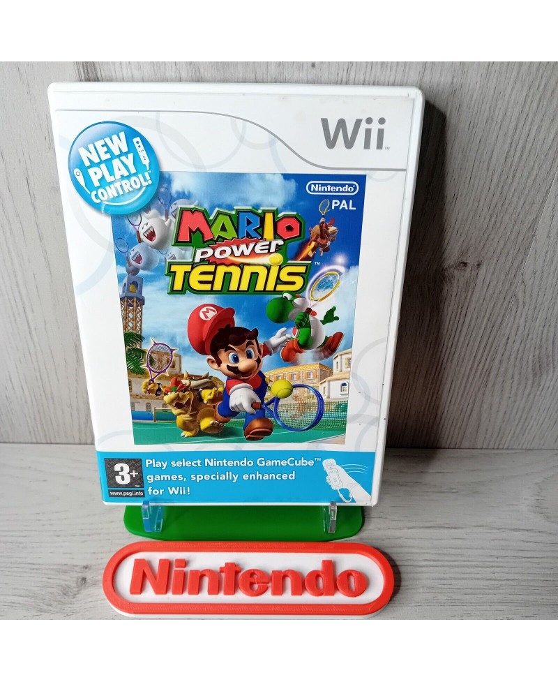 MARIO POWER TENNIS NINTENDO WII GAME - RARE RETRO VINTAGE GAMING