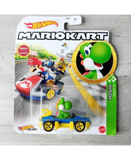 HOT WHEELS MARIO KART YOSHI MACH 8 - NEW SEALED 2020 RARE TOY