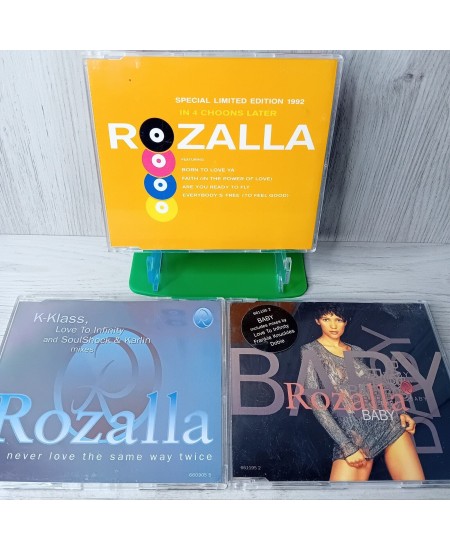 ROZALLA CD BUNDLE JOBLOT -SPECIAL LIMITED EDITION DISC - RARE RETRO MUSIC DANCE