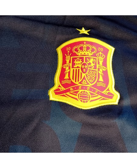 SPAIN ADIDAS MENS 2XL 2015 LONG SLEEVE FOOTBALL JERSEY - RARE RETRO SOCCER TOP