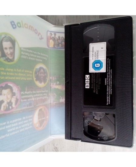 BALAMORY MYSTERIES WITH PC PLUM VHS TAPE RARE RETRO MOVIE SERIES KIDS BBC 2004