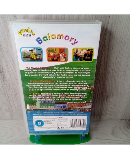 BALAMORY MYSTERIES WITH PC PLUM VHS TAPE RARE RETRO MOVIE SERIES KIDS BBC 2004