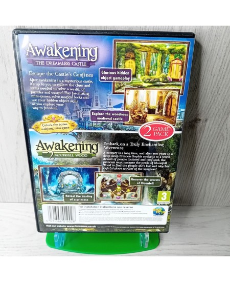 AWAKENING DREAMLESS CASTLE & MOONFALL WOOD PC CD ROM GAME - RARE RETRO GAMING