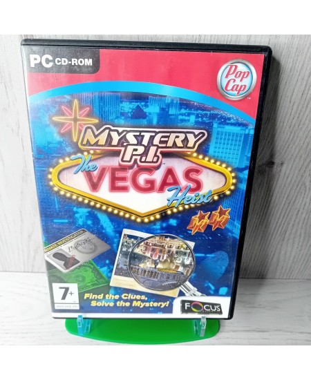 MYSTERY PI VEGAS HEIST PC CD ROM GAME - RARE RETRO GAMING