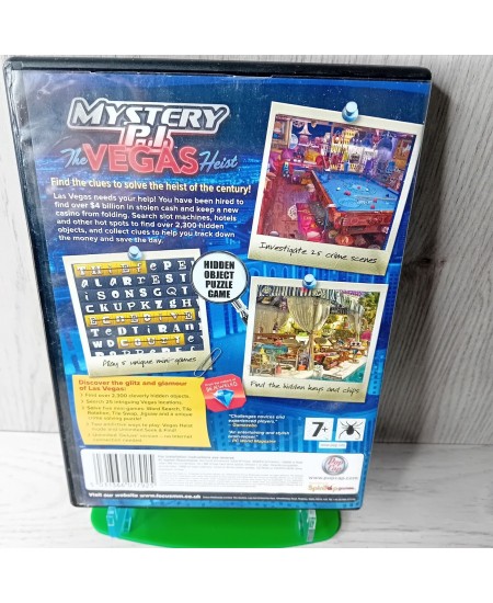 MYSTERY PI VEGAS HEIST PC CD ROM GAME - RARE RETRO GAMING