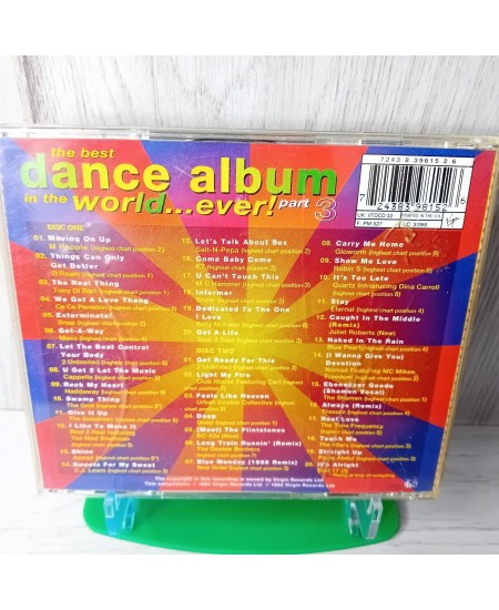 THE BEST DANCE ALBUM IN THE WORLD EVER PART 3 CD - RARE RETRO MUSIC ALBUM