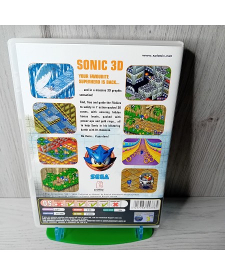 SONIC 3D PC CD ROM GAME - Rare Retro GAMING