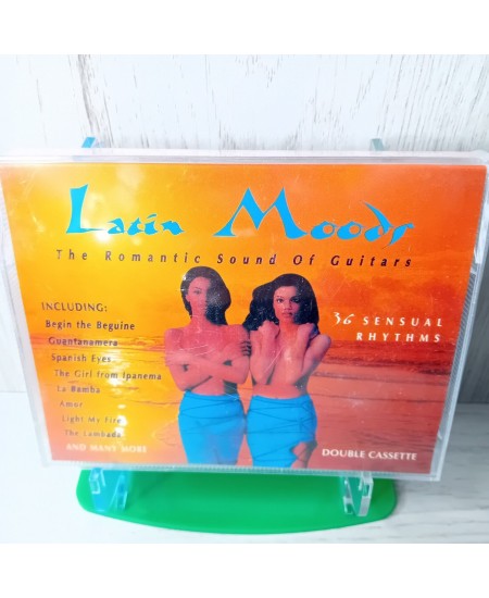 LATIN MOODS CASSETTE TAPE ALBUM - RARE, NEW SEALED 2 X TAPES