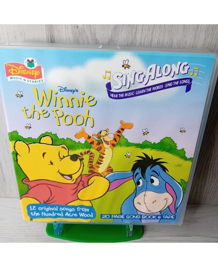 WINNIE THE POOH SING A LONG SONG BOOK & TAPE - RARE RETRO 1999