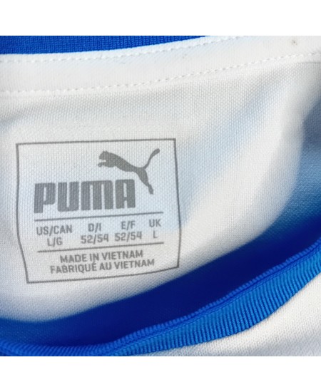 ITALY PUMA MENS L 2018 SHORT SLEEVE FOOTBALL JERSEY - RARE RETRO SOCCER TOP