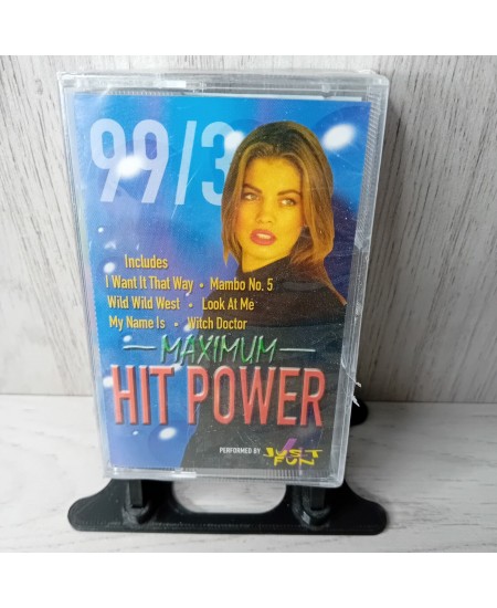 99/3 MAXIMUM HIT POWER CASSETTE TAPE - RARE RETRO - NEW SEALED,, ALBUM