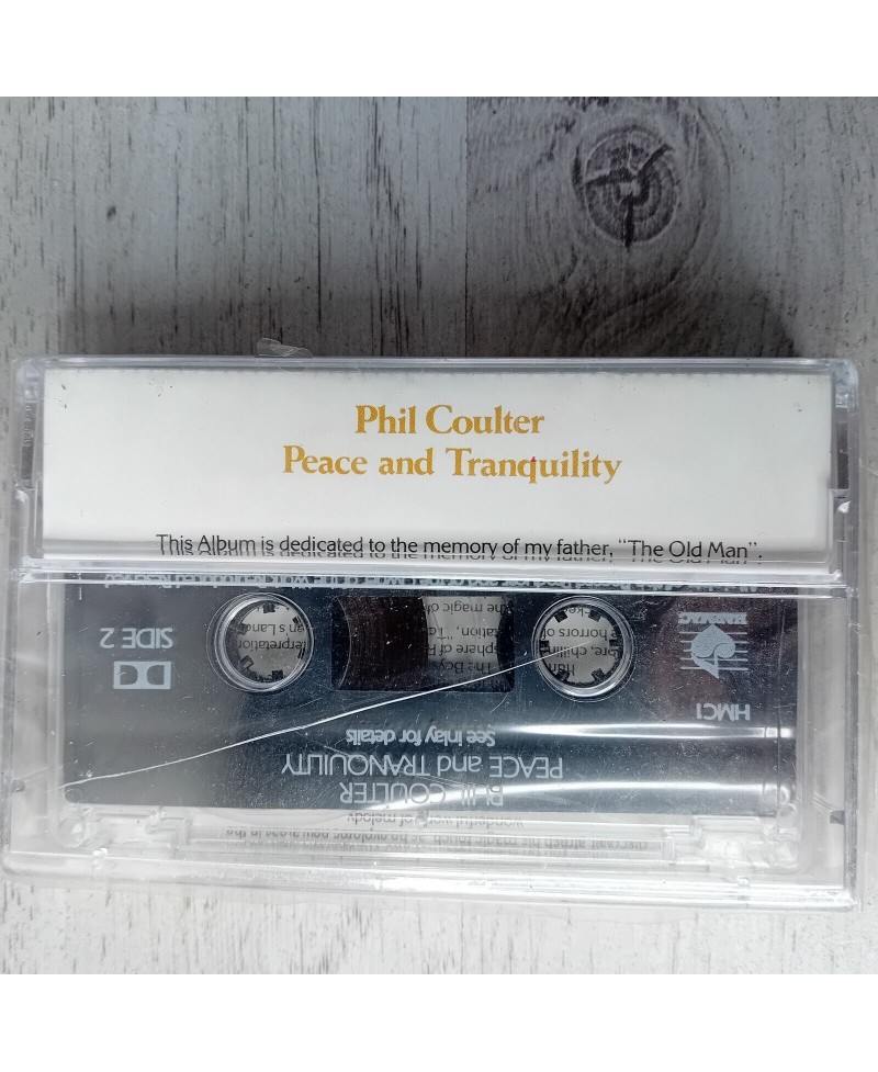 PHIL COULTER PEACE & TRANQUILITY CASSETTE TAPE - RARE RETRO - NEW SEALED,,