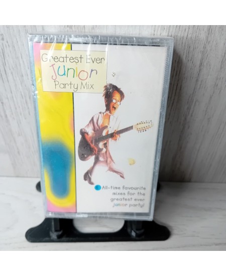 GREATEST EVER JUNIOR PARTY MIX CASSETTE TAPE - RARE RETRO - NEW SEALED,,