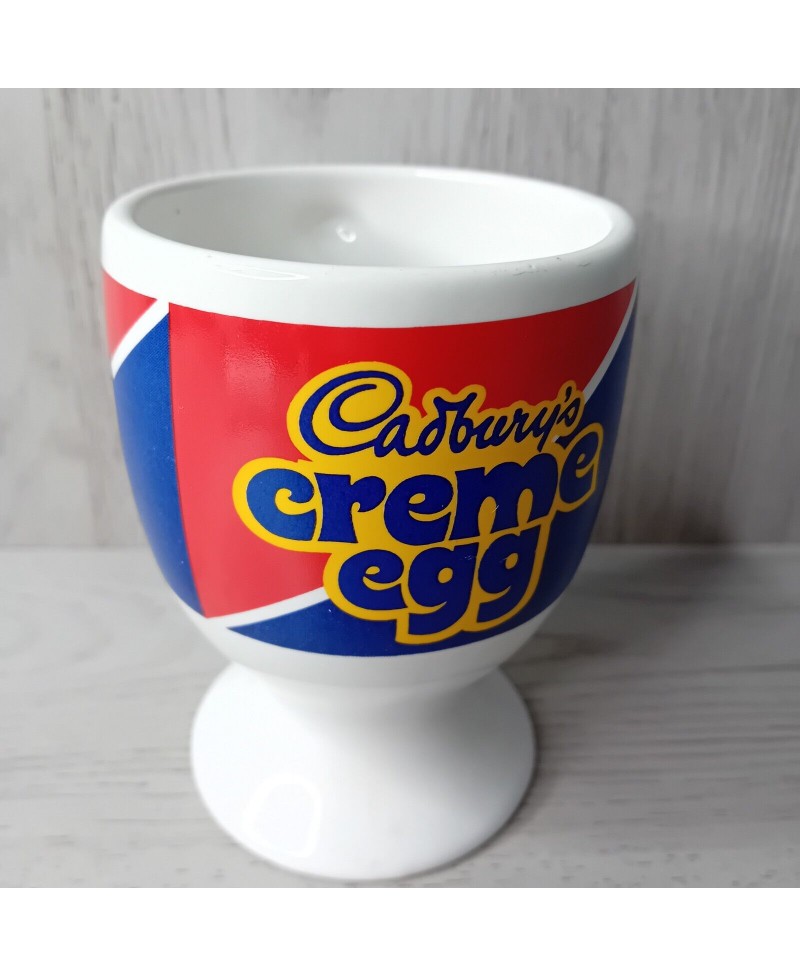 CREME EGG EGG SHAPED MUG - RARE RETRO VINTAGE CUP TEA COFFEE CADBURYS