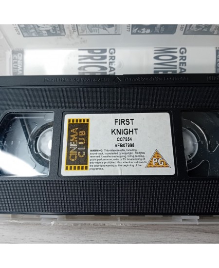 FIRST KNIGHT VHS - RARE RETRO MOVIE FILM