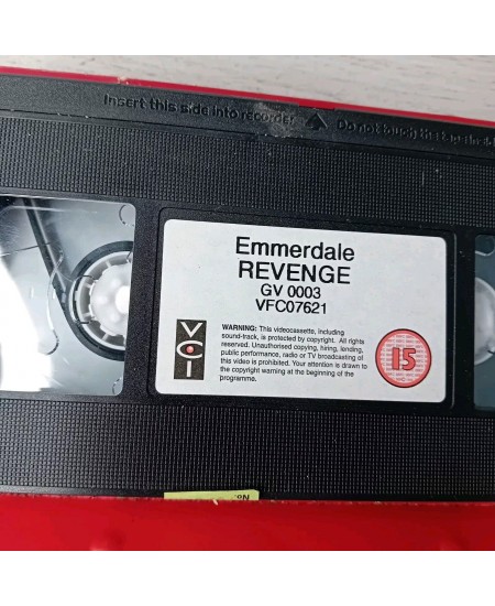 EMMERDALE VIDEO EXCLUSIVE REVENGE VHS - RARE RETRO MOVIE FILM