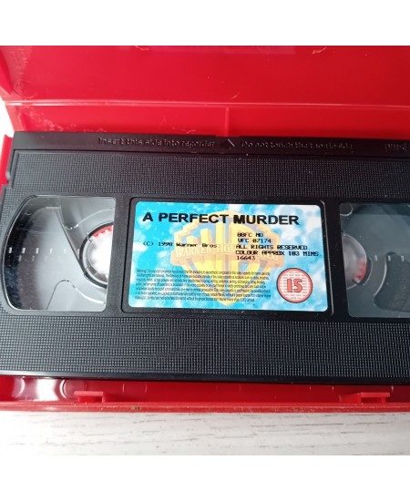 A PERFECT MURDER VHS - RARE RETRO MOVIE FILM