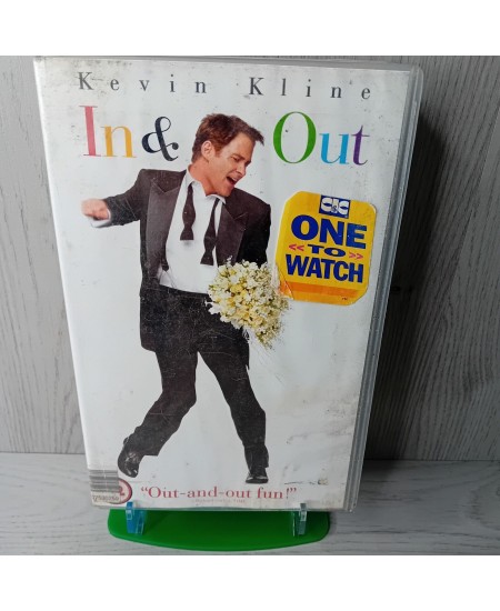 IN & OUT EX RENTAL VHS - RARE RETRO MOVIE FILM