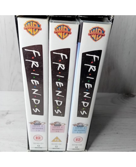 FRIENDS SERIES 4 BOX 1 VHS - RARE RETRO MOVIE FILM BOXSET