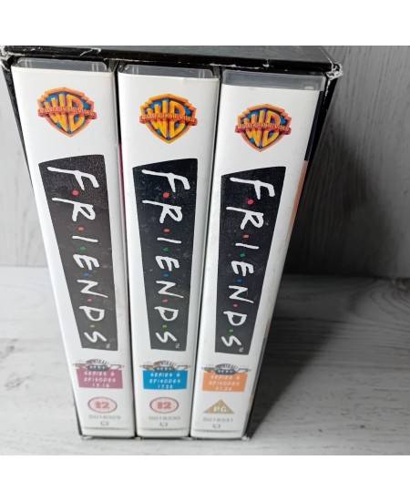 FRIENDS SERIES 6 BOX 2 VHS - RARE RETRO MOVIE FILM