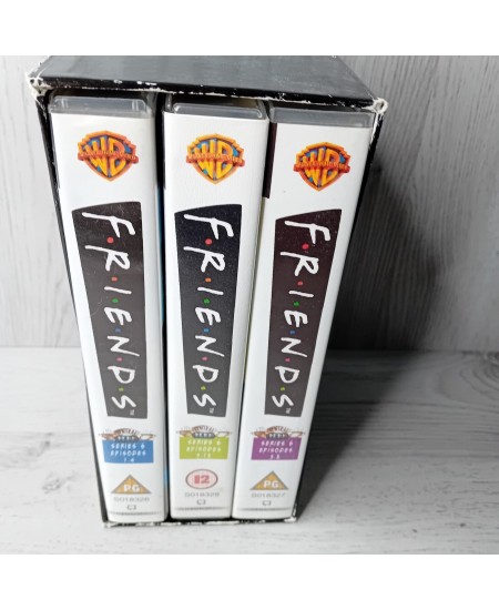 FRIENDS SERIES 6 BOX 1 VHS - RARE RETRO MOVIE FILM