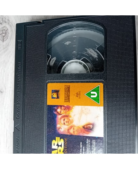 STAR WARS TRILOGY SPECIAL EDITION GOLD VHS - RARE RETRO MOVIE FILM