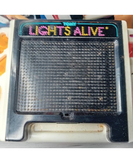 TOMY LIGHTS ALIVE GAME - RARE RETRO 80,S TOY, SPARES OR REPAIRS, VINTAGE