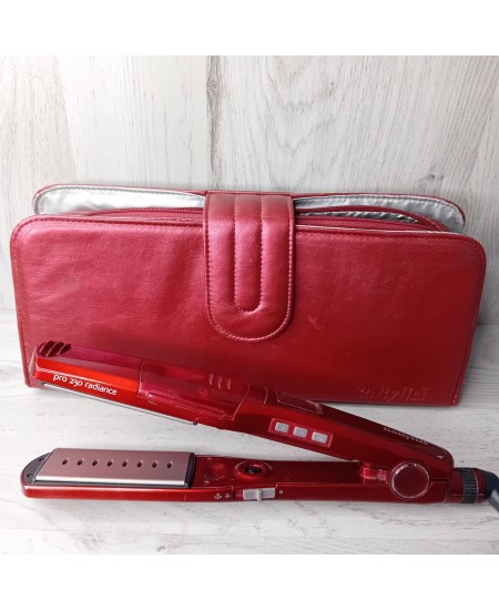 BABYLISS PRO 230 RADIANCE HAIR STRAIGHTENERS WITH CASE - GOOD CONDITION