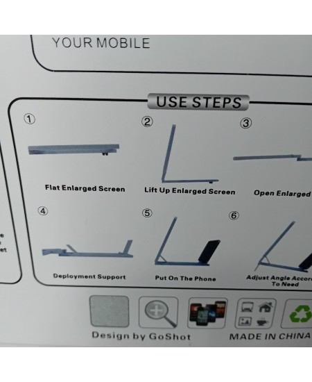 MOBILE PHONE SCREEN ENLARGER - NEW IN BOX - 3 TIMES ENLARGE IMAGE