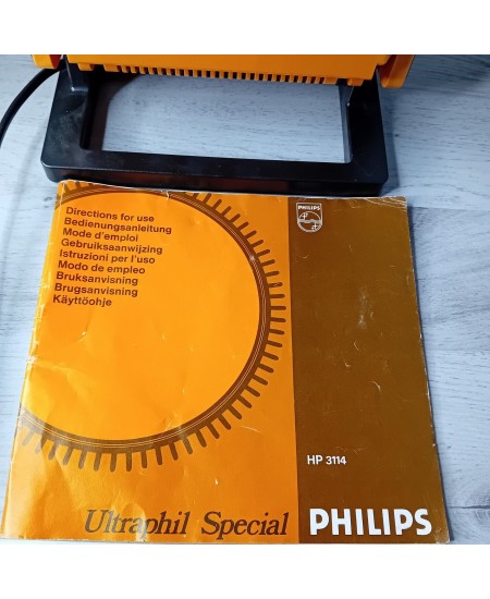 PHILIPS ULTRAPHIL SPECIAL UV LAMP - RARE 1970,S WORKING, NEEDS NEW BULBS, HP3114